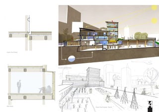 Environmental Section
Green Roof Detail
Wall Detail
Green Roof Garden Sketch 14
 