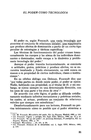 foucault y el poder