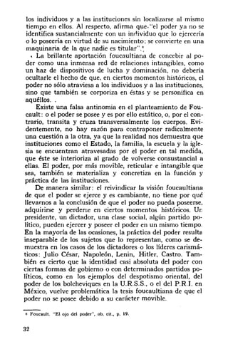 foucault y el poder