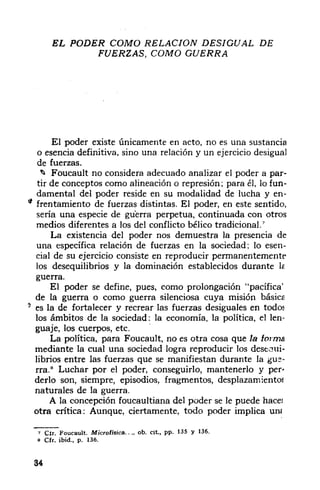 foucault y el poder