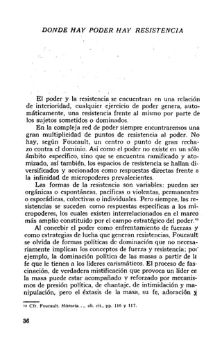 foucault y el poder