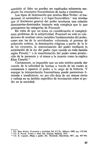 foucault y el poder
