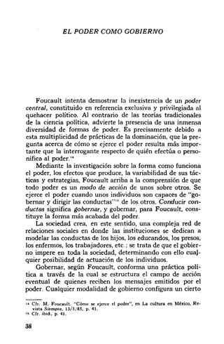 foucault y el poder