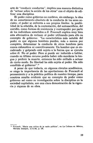 foucault y el poder