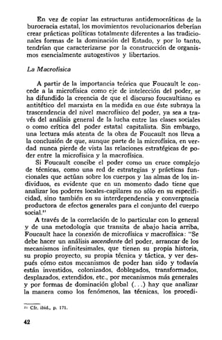 foucault y el poder