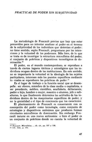 foucault y el poder