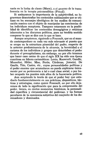 foucault y el poder
