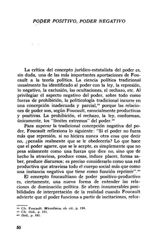 foucault y el poder