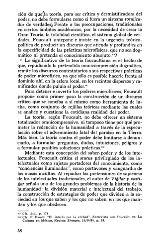 foucault y el poder