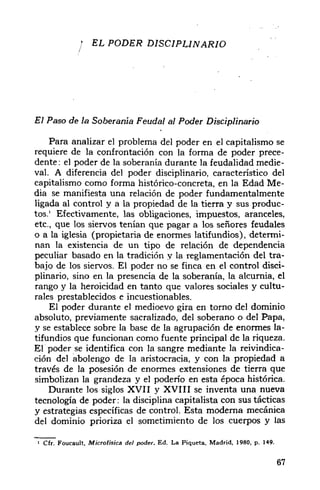 foucault y el poder
