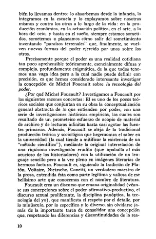 foucault y el poder