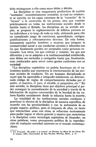foucault y el poder