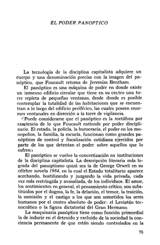 foucault y el poder