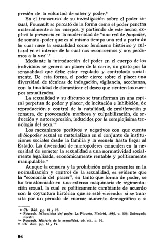 foucault y el poder