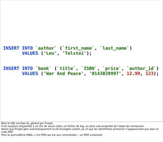 INSERT INTO `author` (`first_name`, `last_name`)
        VALUES ('Leo', 'Tolstoi');


 INSERT INTO `book` (`title`, `ISBN`...