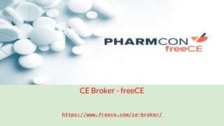 https://www.freece.com/ce-broker/
CE Broker - freeCE
 