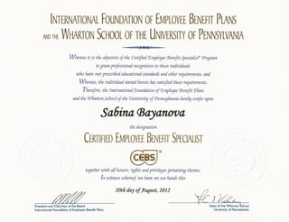CEBS Diploma