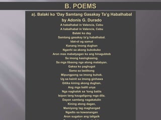 Cebuano Literature Group4 12-Modeller | PPTX