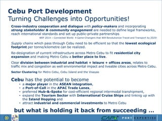 Cebu Port Development – Turning Challenges into Opportunities | PPTX