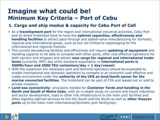 Cebu Port Development – Turning Challenges into Opportunities | PPTX