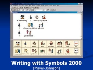 Writing with Symbols 2000 (Mayer-Johnson) 