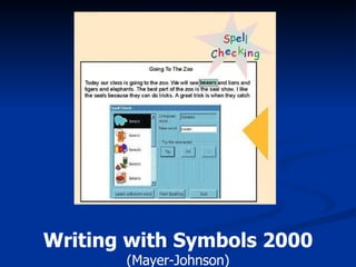 Writing with Symbols 2000 (Mayer-Johnson) 