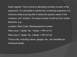 Machine Asset Numbers Industrial Machines Maintenance | PPT