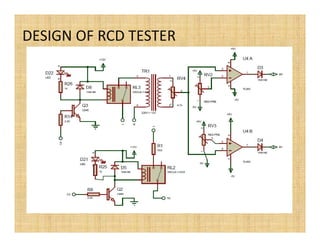 DESIGN OF RCD TESTER
 