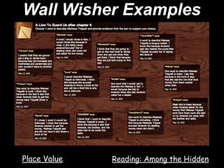 Wall Wisher Examples




Place Value   Reading: Among the Hidden
 