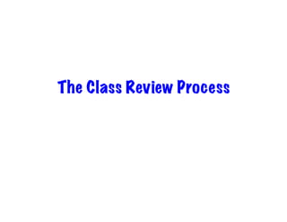 Class Review, School Review | PDF