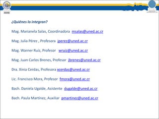 - Utilizando las tecnologías de la información y la comunicación para democratizar el acceso a ofertas formativas.