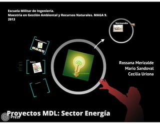 MAGA - Proyectos MDL - energia