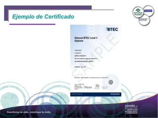 Ejemplo de Certificado
 