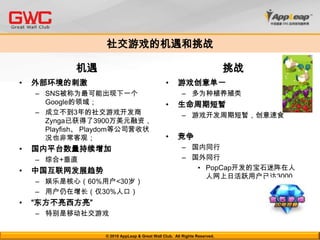 双币种的虚拟货币系统-案例-开心农场金币: 目的是促进业务的使用种子是游戏最重要的组成部分，必须使用金币。也就是说，如果不在游戏中停留足够多的时间，哪怕是花钱也无法继续玩下去。F币：目的是获取收入如果希望通过化肥的工具加速游戏进程，必须消费。金币F币种子：只能使用金币购买农场装饰：既可以使用金币也可以使用F币购买化肥等促进生产的工具：少数可以使用金币购买，多数只能使用F币© 2010 AppLeap & Great Wall Club.  All Rights Reserved. 