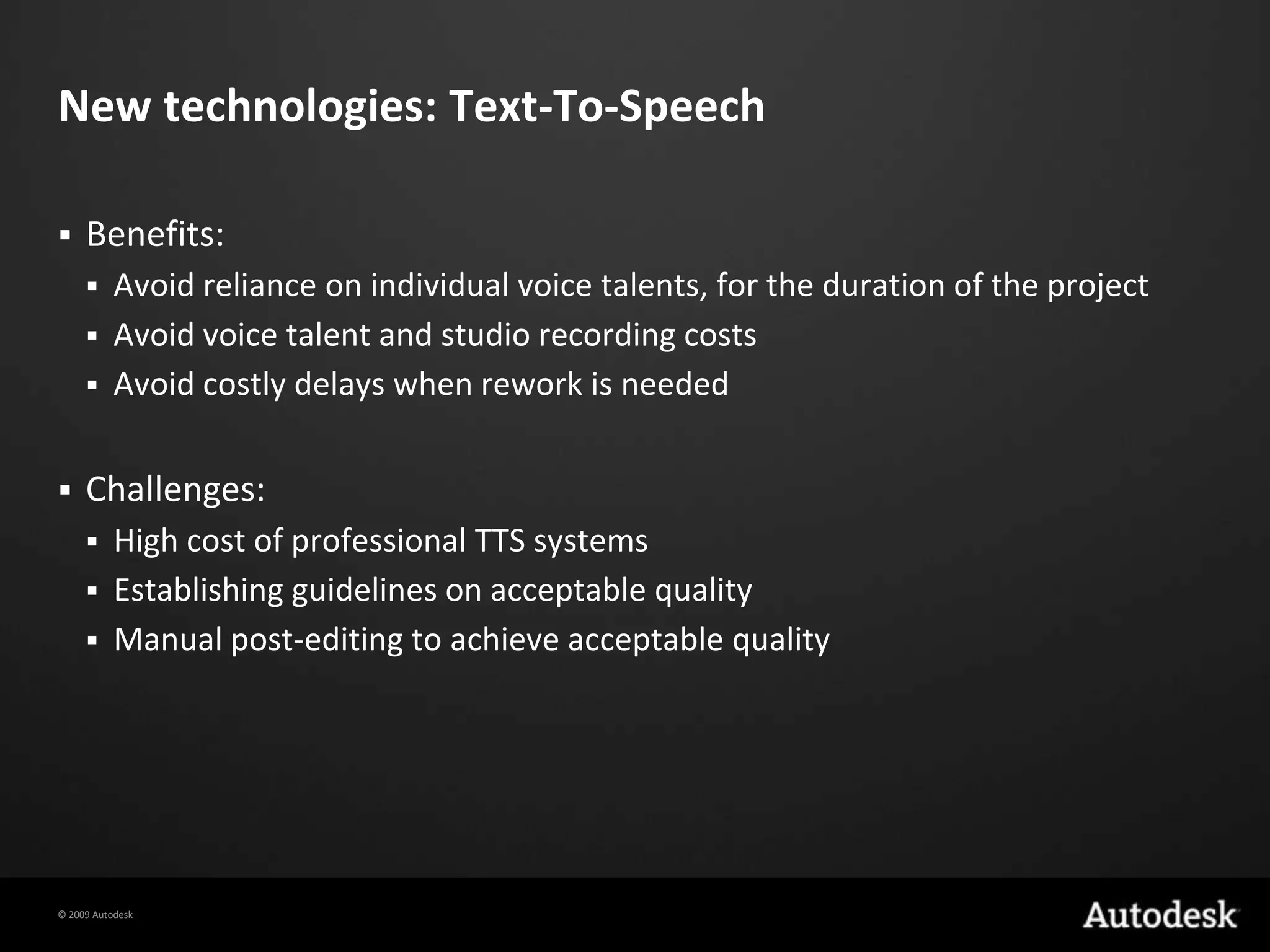 Audio Runsheet example