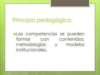 Enseñar a:SaberAprenderSerConvivirEmprender 