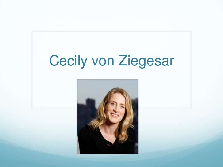 Cecily von ziegesar