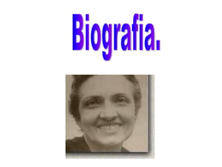 Biografia. 