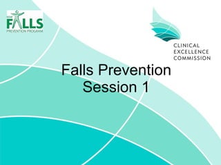Falls Prevention Session 1 