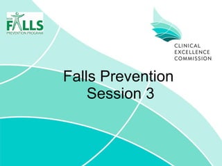Falls Prevention  Session 3 