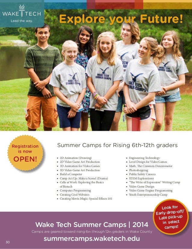 wake tech continuing education course digest brochure wake tech registration flyer