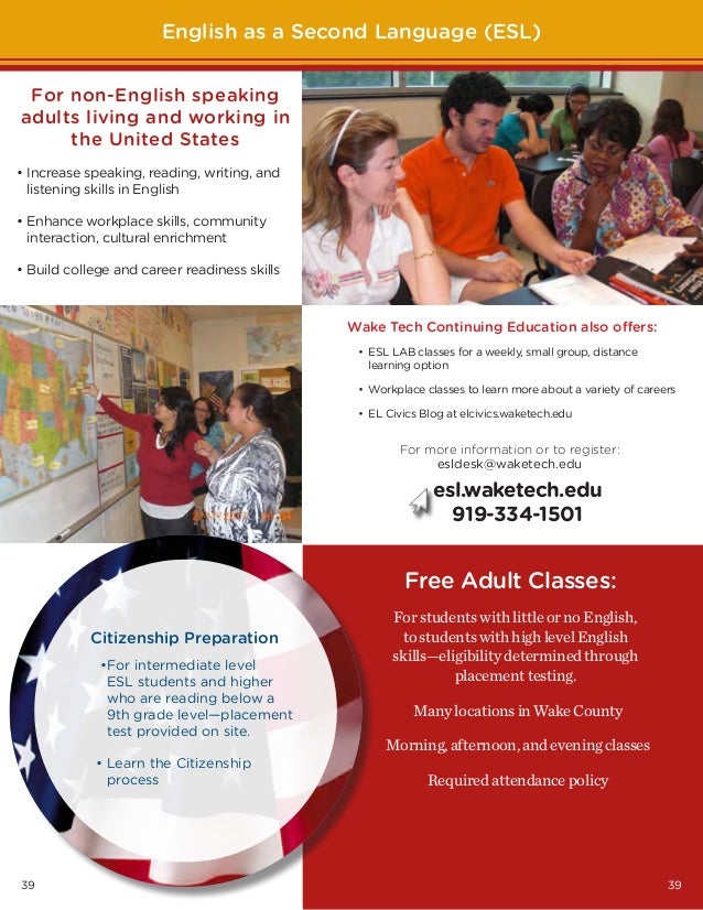 wake tech continuing education course digest brochure wake tech registration flyer