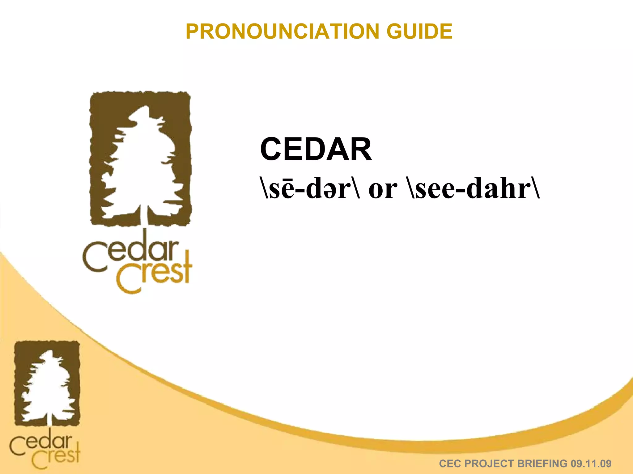 CEDAR CREST= w RESORT-TYPE AMENITIES TO BOAST OF!! | PDF