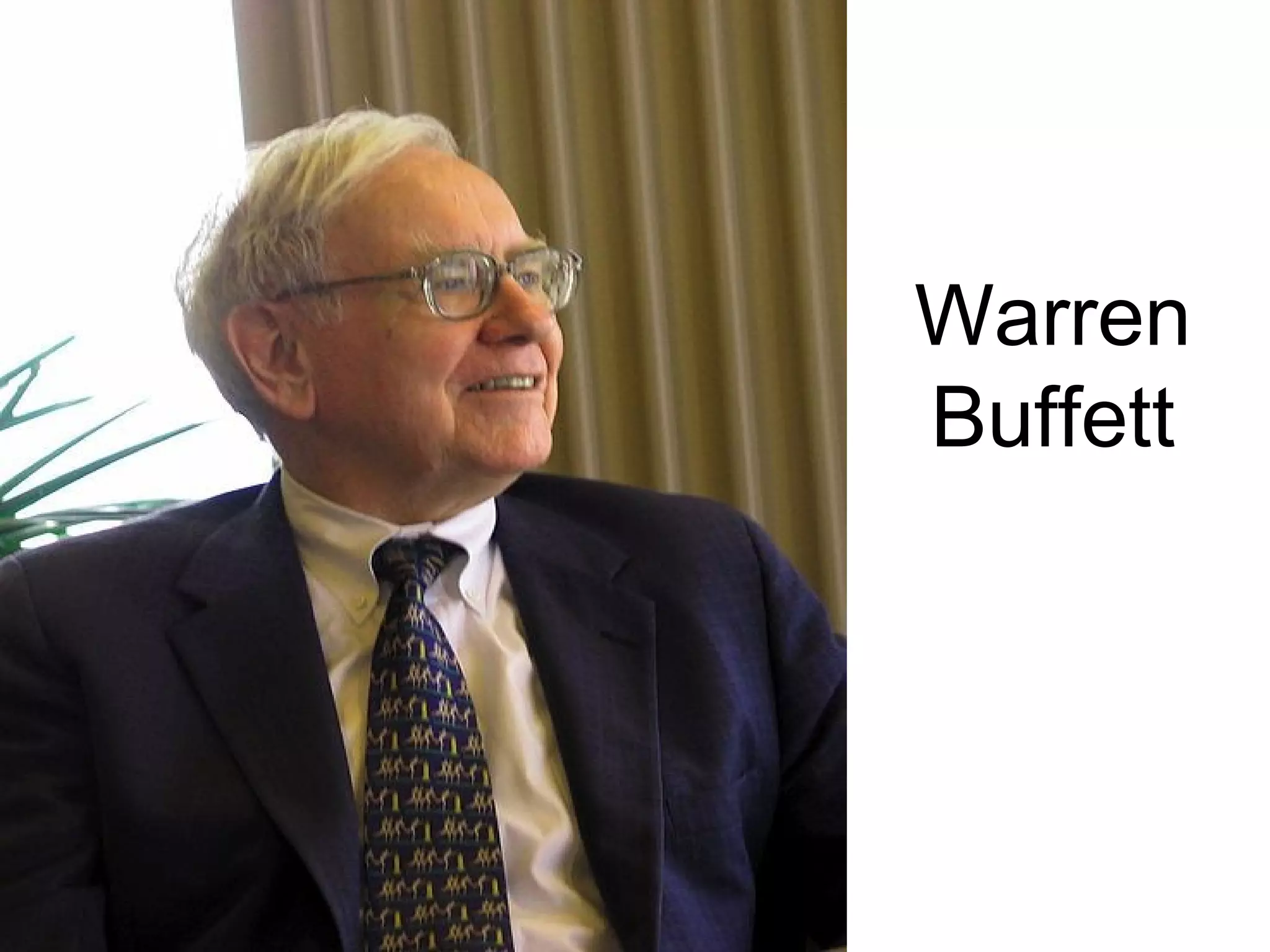 Warren
Buffett
 