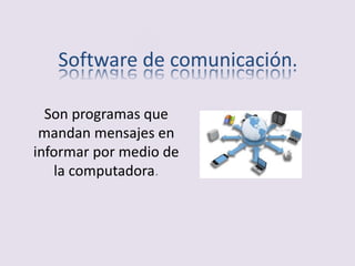 Son programas que
mandan mensajes en
informar por medio de
la computadora.
 