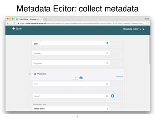 Metadata Editor: collect metadata
14
 