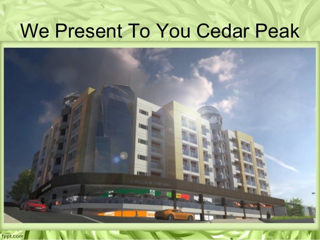 Baguio City Cedar Peak Condominium For Sale Presentation