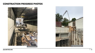 CONSTRUCTION PROGRESS PHOTOS
10
REBAR INSTALLATION
SECONDARY ENTRANCE
WALL CONSTRUCTION
 