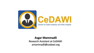 Asgar Mammadli
Research Assistant at CeDAWI
amammadli@cedawi.org
 