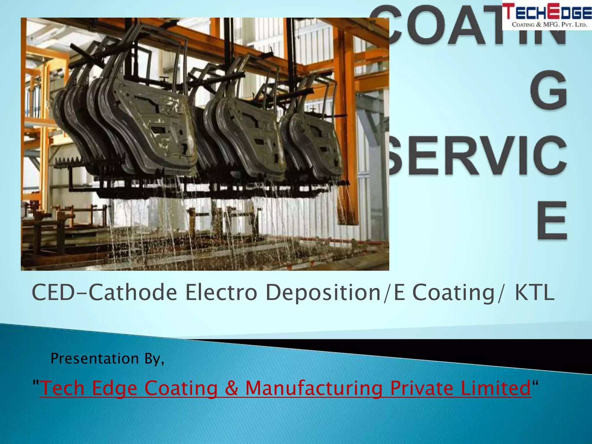 CEDCoating Tech for Metal Corrosion Protection PPT